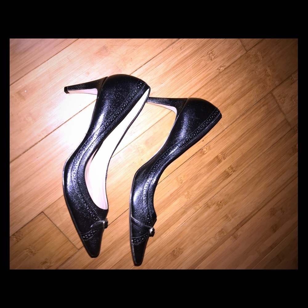 Leather heels